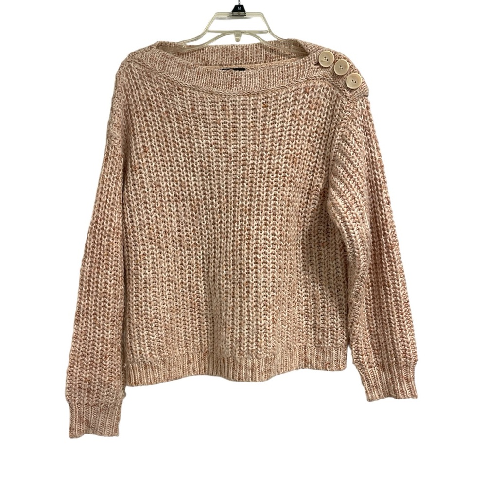 J. Crew Cream Chunky Knit Crew Neck Sweater
